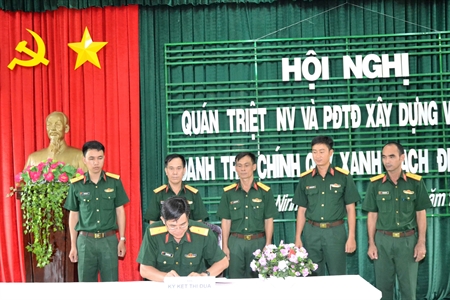 Trung đoàn 174, Bộ CHQS tỉnh Tây Ninh phát động thi đua “Xây dựng và quản lý doanh trại chính quy, xanh, sạch, đẹp”