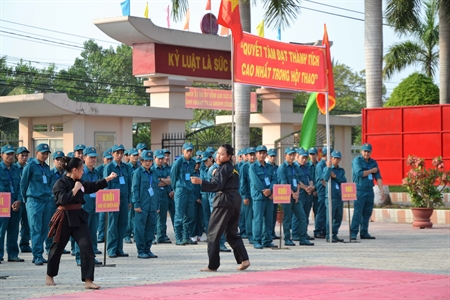 Ban CHQS Thành phố Tây Ninh hội thao quốc phòng năm 2019