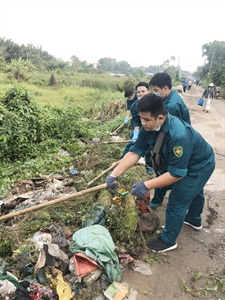Cụm thi đua 4 LLVT quận Bình Thạnh: Vì môi trường xanh