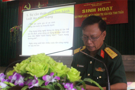 LLVT huyện Long Điền tổ chức “Ngày pháp luật” tháng 11 năm 2019