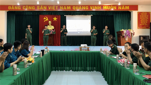 Ban CHQS thành phố Vũng Tàu sinh hoạt ngày Pháp luật nước Cộng hòa xã hội chủ nghĩa Việt Nam