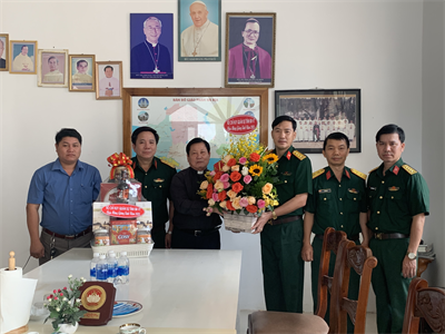 Bộ CHQS tỉnh Bà Rịa – Vũng Tàu thăm, tặng quà nhân dịp lễ Giáng sinh năm 2020