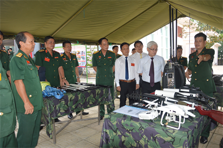 LLVT tỉnh Bình Phước xây dựng tiềm lực quốc phòng vững mạnh