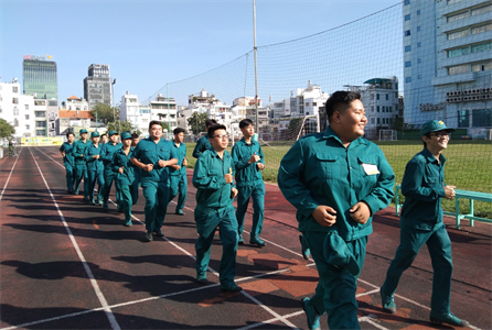 Ban Chỉ huy quân sự Quận 1 tổ chức ngày chạy thể thao quân sự