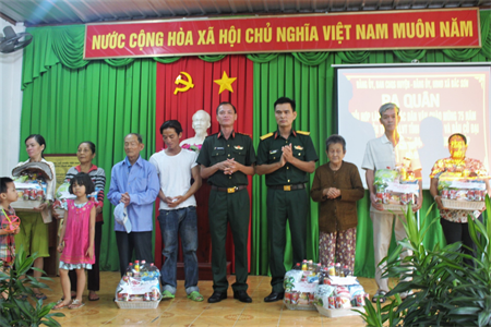 LLVT huyện Trảng Bom chung sức xây dựng nông thôn mới nâng cao
