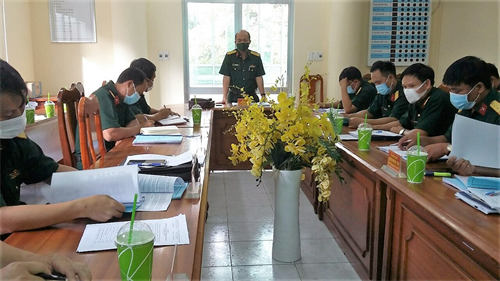 Bộ Tư lệnh Thành phố Hồ Chí Minh kiểm tra công tác chuẩn bị diễn tập tại Ban CHQS Quận 1