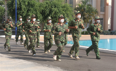Ban CHQS thị xã Tân Uyên, tỉnh Bình Dương tổ chức “Ngày chạy thể thao quân sự”