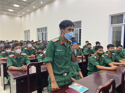 Bộ CHQS tỉnh Bà Rịa-Vũng Tàu đối thoại dân chủ với cán bộ, chiến sĩ Trung đoàn Minh Đạm