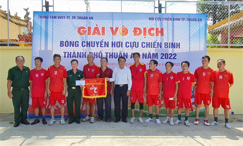 Thành phố Thuận An, tỉnh Bình Dương giải bóng chuyền dành cho cựu chiến binh