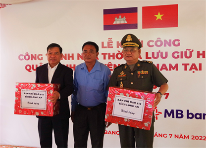 Khởi công xây dựng Nhà thờ lưu giữ hài cốt liệt sĩ Quân tình nguyện Việt Nam