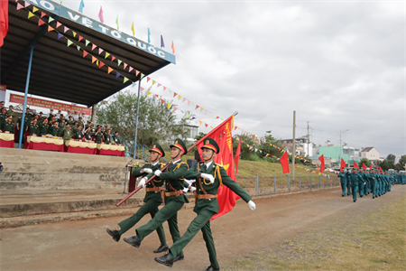 Bộ CHQS tỉnh Lâm Đồng khai mạc Hội thao Trung đội dân quân cơ động năm 2022