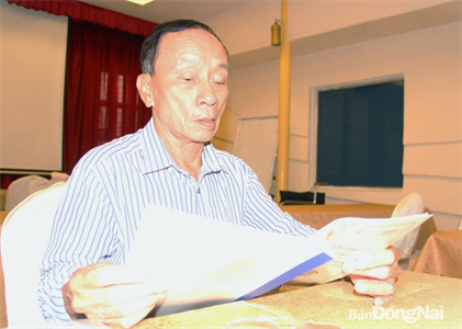 Cựu chiến binh Nguyễn Văn Điển dành tiền lương hỗ trợ nạn nhân da cam