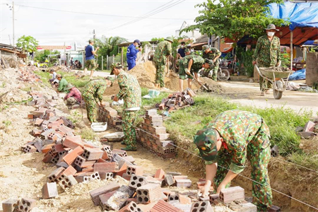 LLVT huyện Xuân Lộc tích cực xây dựng nông thôn mới kiểu mẫu