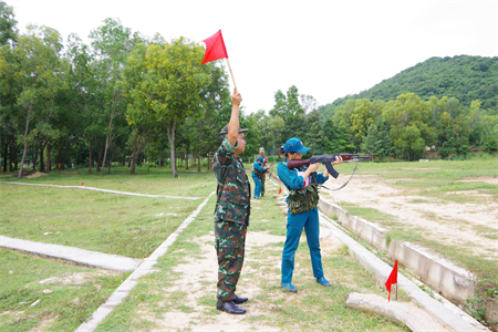 Kết quả đạt được từ Hội thao Trung đội dân quân cơ động tỉnh Bà Rịa - Vũng Tàu
