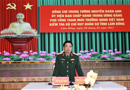 Bộ CHQS tỉnh Lâm Đồng phát huy vai trò tham mưu, đẩy mạnh thực hiện nhiệm vụ quân sự - quốc phòng.