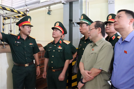 Ủy ban Quốc phòng và an ninh Quốc hội khảo sát công trình quốc phòng, khu quân sự trên địa bàn tỉnh Đồng Nai