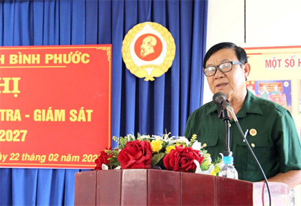 Hội Cựu chiến binh tỉnh Bình Phước triển khai công tác kiểm tra, giám sát