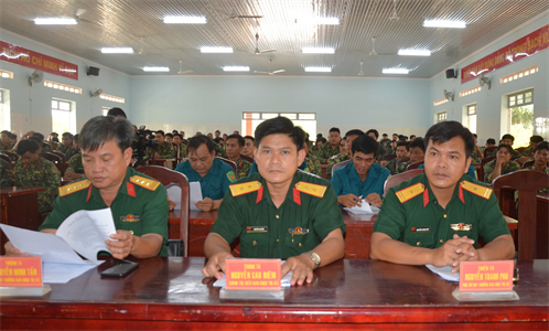 Tỉnh Tây Ninh khai mạc huấn luyện quân nhân dự bị