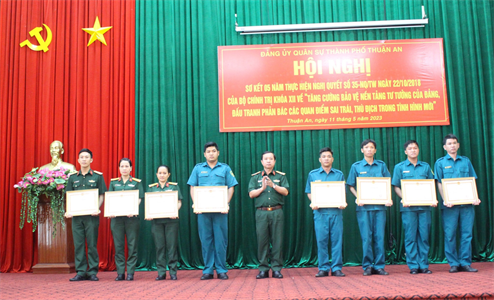 Thành phố Thuận An, tỉnh Bình Dương tăng cường bảo vệ nền tảng tư tưởng của Đảng