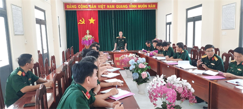 Ban CHQS thị xã Chơn Thành hoàn thành tốt nhiệm vụ quân sự quốc phòng 6 tháng đầu năm 2023