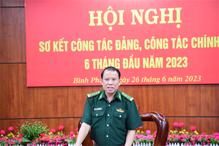 Bộ chỉ huy Bộ đội Biên phòng Bình Phước sơ kết công tác Đảng, công tác chính trị