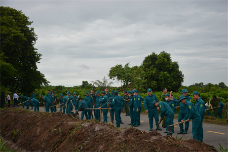 Ban CHQS thành phố Tây Ninh làm công tác dân vận