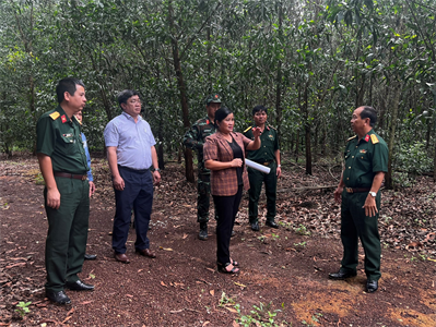 Lãnh đạo tỉnh Bình Phước kiểm tra công tác chuẩn bị diễn tập khu vực phòng thủ năm 2023