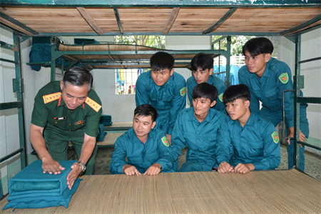 Bộ CHQS tỉnh Tây Ninh huấn luyện nâng cao lực lượng dân quân thường trực năm 2023