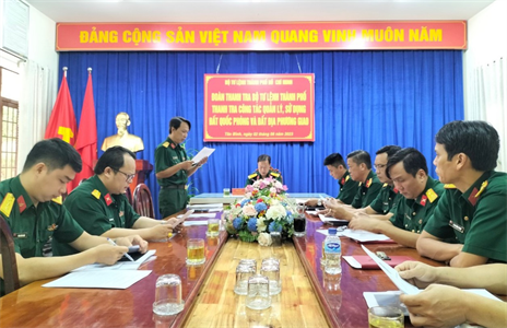 Ban CHQS quận Tân Bình nâng cao công tác quản lý, sử dụng đất quốc phòng