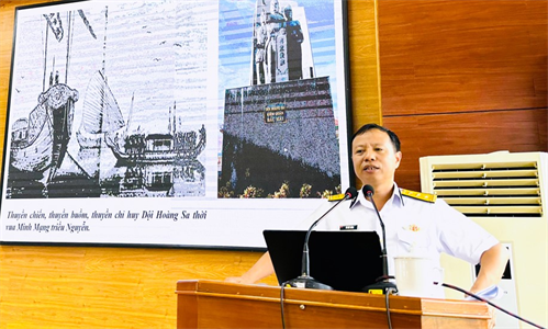 Vùng 4 Hải quân tuyên truyền biển, đảo tại huyện Đạ Tẻh, tỉnh Lâm Đồng