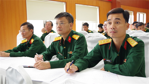 Bộ CHQS tỉnh Lâm Đồng quán triệt chuyên đề âm mưu, thủ đoạn của các thế lực thù địch lợi dụng vấn đề dân tộc chống phá ở Tây Nguyên