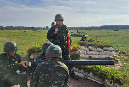 Bộ CHQS tỉnh Bình Phước hoàn thành tốt kiểm tra bắn đạn thật