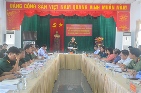 Thị xã Hòa Thành xây dựng khu vực phòng thủ vững chắc