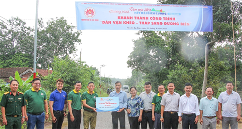 Huyện Bù Đốp, tỉnh Bình Phước: Trên 650 triệu đồng thực hiện chương trình “Dân vận khéo - Kết nối biên cương”