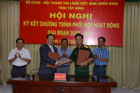 LLVT tỉnh Tây Ninh tăng cường phối hợp hoạt động với Hội thánh Tin Lành tỉnh