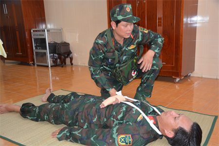 Bộ CHQS tỉnh Tây Ninh hội thi tăng gia sản xuất giỏi và quân y giỏi