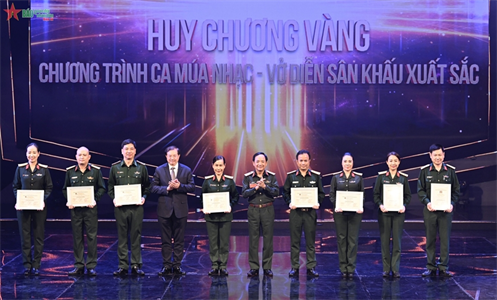 Đoàn Văn công Quân khu 7 đạt giải Vàng toàn đoàn tại Hội diễn Nghệ thuật chuyên nghiệp toàn quân năm 2023