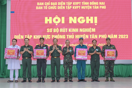 Diễn tập khu vực phòng thủ huyện Tân Phú, tỉnh Đồng Nai: Chuẩn bị chu đáo, nội dung sát thực tiễn