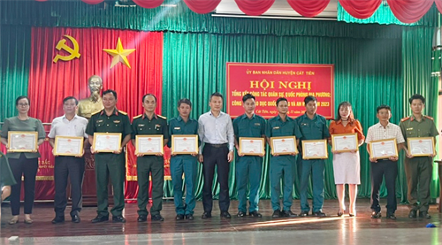 Huyện Cát Tiên hoàn thành thắng lợi nhiệm vụ quân sự, quốc phòng địa phương năm 2023