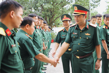 Bộ Tư lệnh Quân khu 7 thăm, kiểm tra Đội K70 chuẩn bị thực hiện nhiệm vụ