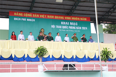Quận Phú Nhuận: Sôi nổi Hội thao Quốc phòng năm 2024