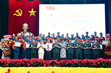 Trung tướng Trần Hoài Trung, Bí thư Đảng ủy, Chính ủy Quân khu dự, chỉ đạo Đại hội Thi đua Quyết thắng LLVT thành phố Vũng Tàu