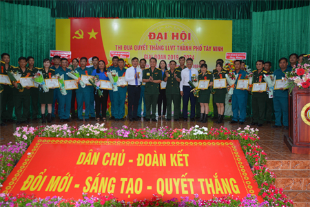 Đại hội Thi đua Quyết thắng LLVT thành phố Tây Ninh giai đoạn 2019 - 2024