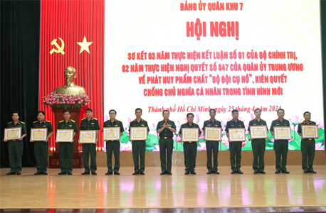 LLVT Quân khu 7 đẩy mạnh học tập và làm theo tư tưởng, đạo đức, phong cách Hồ Chí Minh