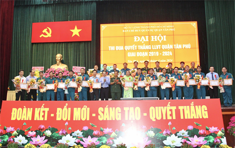 Đại hội Thi đua Quyết thắng LLVT quận Tân Phú giai đoạn 2019 - 2024