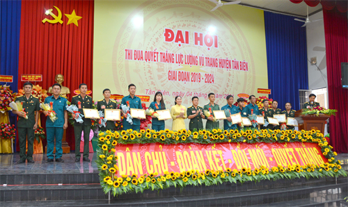 Đại hội Thi đua Quyết thắng LLVT huyện Tân Biên giai đoạn 2019 - 2024