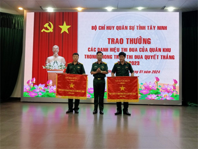 Phong trào Thi đua Quyết thắng đánh dấu sự phát triển toàn diện của lực lượng vũ trang tỉnh Tây Ninh