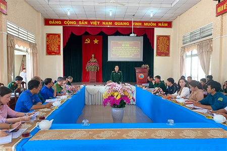 Ban CHQS huyện Lâm Hà sơ kết 5 năm thực hiện Chỉ thị số 47