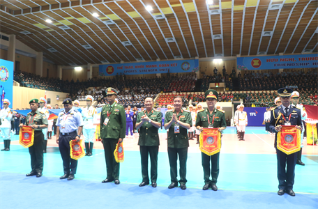 Khai mạc Giải bóng chuyền nam Quân đội các nước ASEAN năm 2023