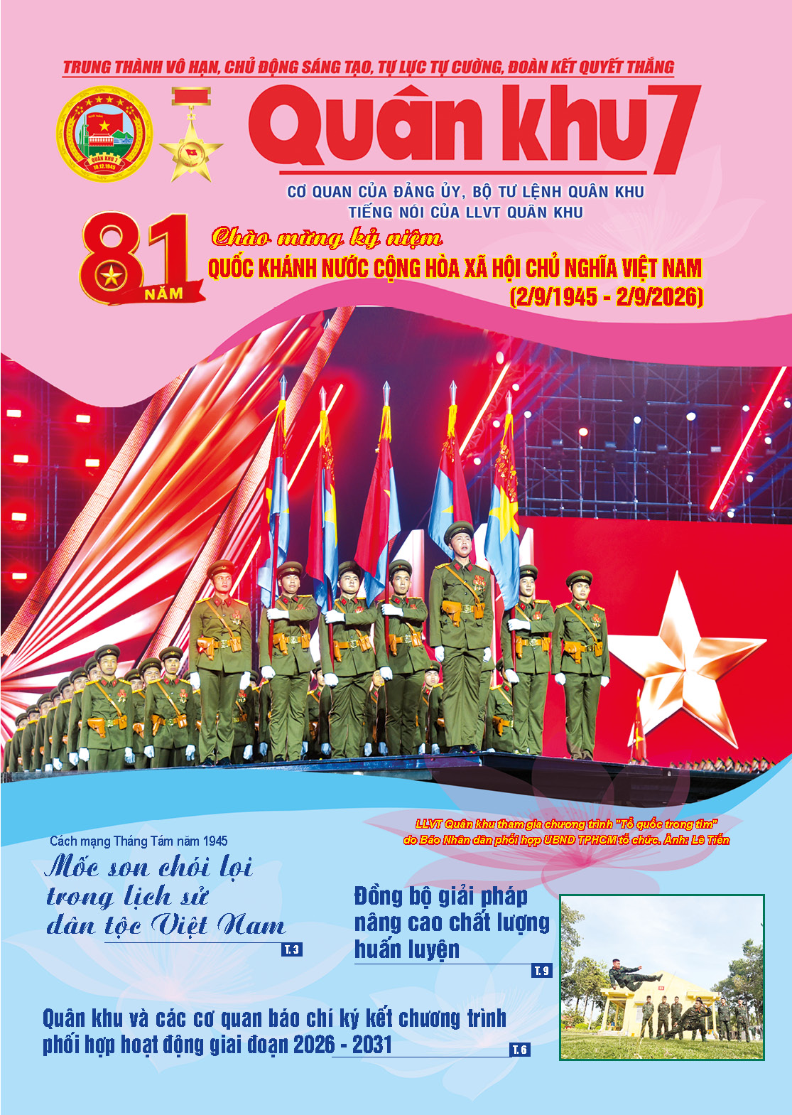 Báo Quân Khu 7 số 1043-1044 ra ngày 28/08/2026